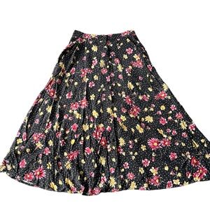 Vintage, Jantzen Classics, floral button skirt, size 8